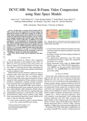DCVC-MB: Neural B-Frame Video Compression using State Space Models